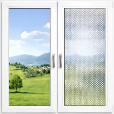 Milchglasfolien Matt Dots Small